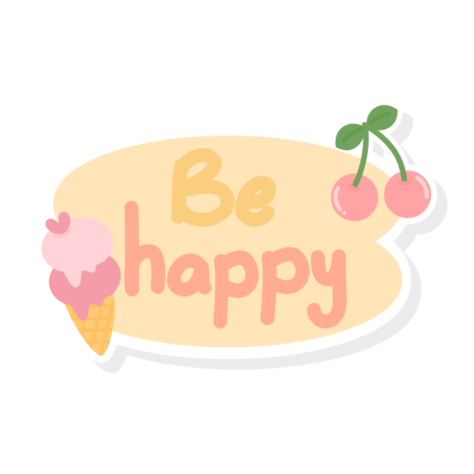 Nhãn dán dễ thương 06